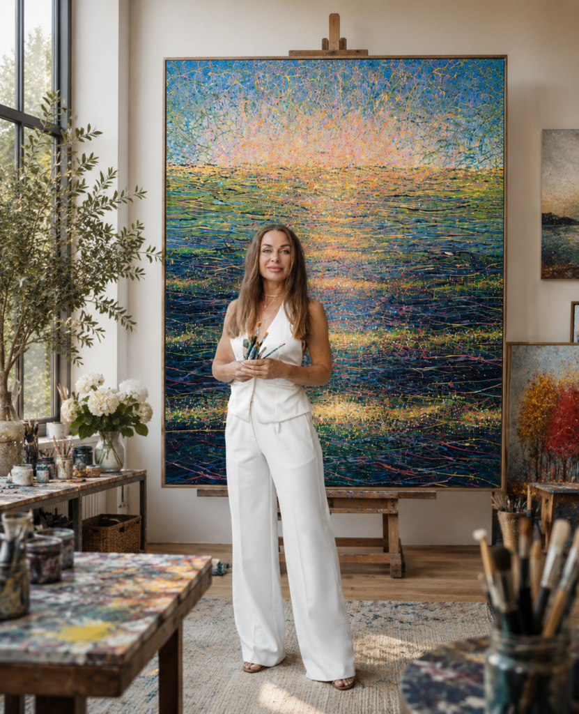 Where the Water Keeps the Dawn by Nadin Antoniuk | Buy Original Artwork Online
