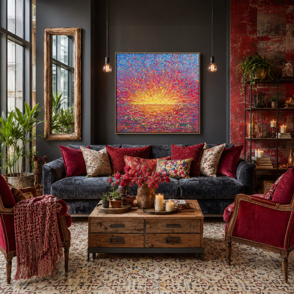 Lush Splash of Passion by Nadin Antoniuk | Buy Original Artwork Online